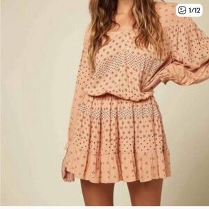 O’Neill Amaryn Dress-
Boho Drop Waist Dress
